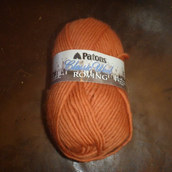 Patons Office Skeins Patons Classic Wool Roving Yarn Color Pumpkin 12 Yds Poshmark